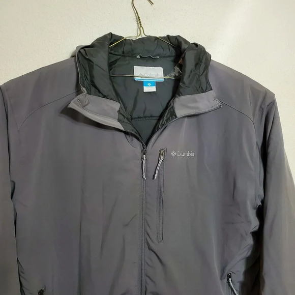Columbia sportswear Mens XXL Gray Hooded  Men's Gate Racer™ II Softshell Jacket - Picture 6 of 9